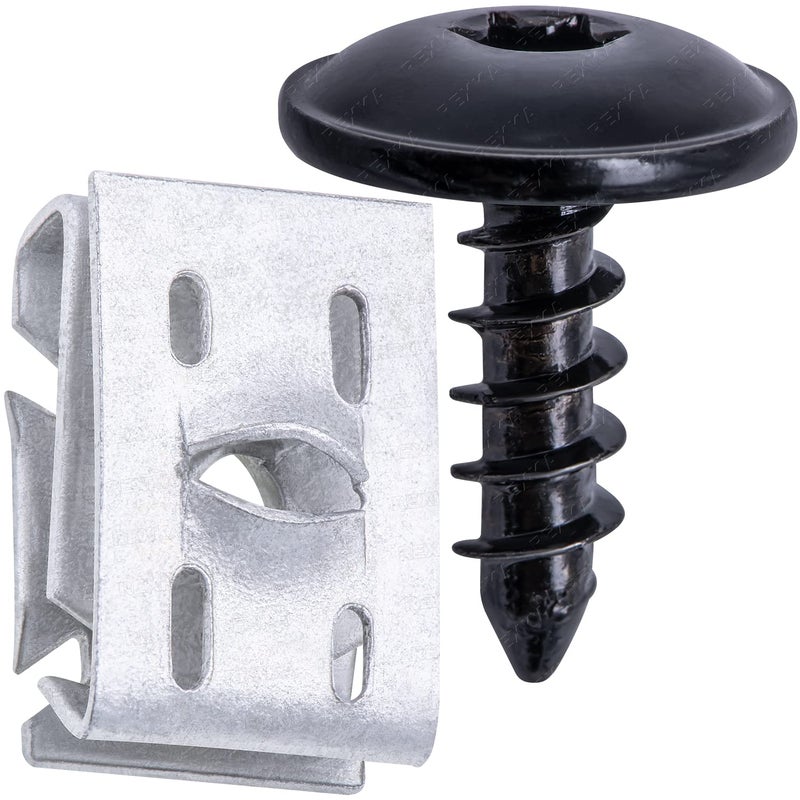 Rexka 20 Sets T25 M5 درابزين بطانة غطاء المصد سبلاش شيلد Scew U طقم صامولة لشركة فولكس فاجن N90974701 N90959101 - Image 2